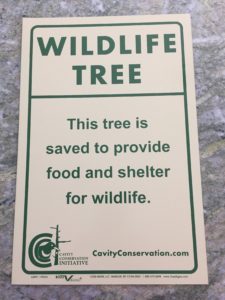 Cavity Conservation sign
